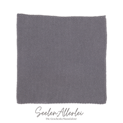 Produktfoto als Detailaufnahme des Spültuchs der Farbe grey von IB Laursen