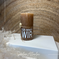 Stumpenkerze "SeelenWärmer"