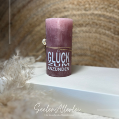 Stumpenkerze "SeelenWärmer"