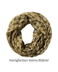 Herbstlicher Halstuch/Schal 100% Baumwolle braun