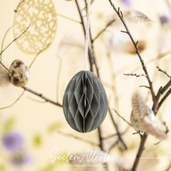 OSTEREIER aus Papier mit Mangetverschluss