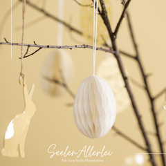 OSTEREIER aus Papier mit Mangetverschluss