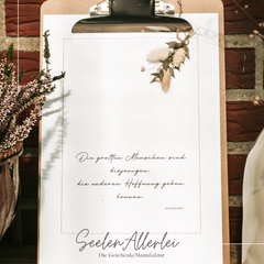 Spruch jean Jaurés als Kunstdruck im Klemmbrett