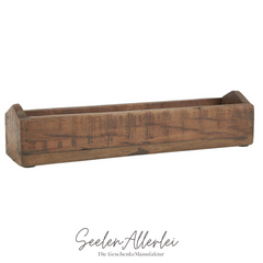 Holztablett braun von iblaursen auf weißem Hintergrund