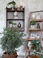 Vittel Öllampe mit zartem Goldmuster