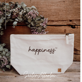 kleine Tasche mit brauner Applikation