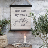 Leinwand zum Hängen mit Spruch