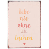 METALLSCHILD | verschiedene Sprüche