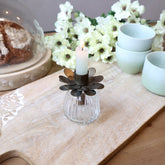 KERZENHALTER für Flaschen "Blume"