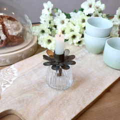 KERZENHALTER für Flaschen "Blume"