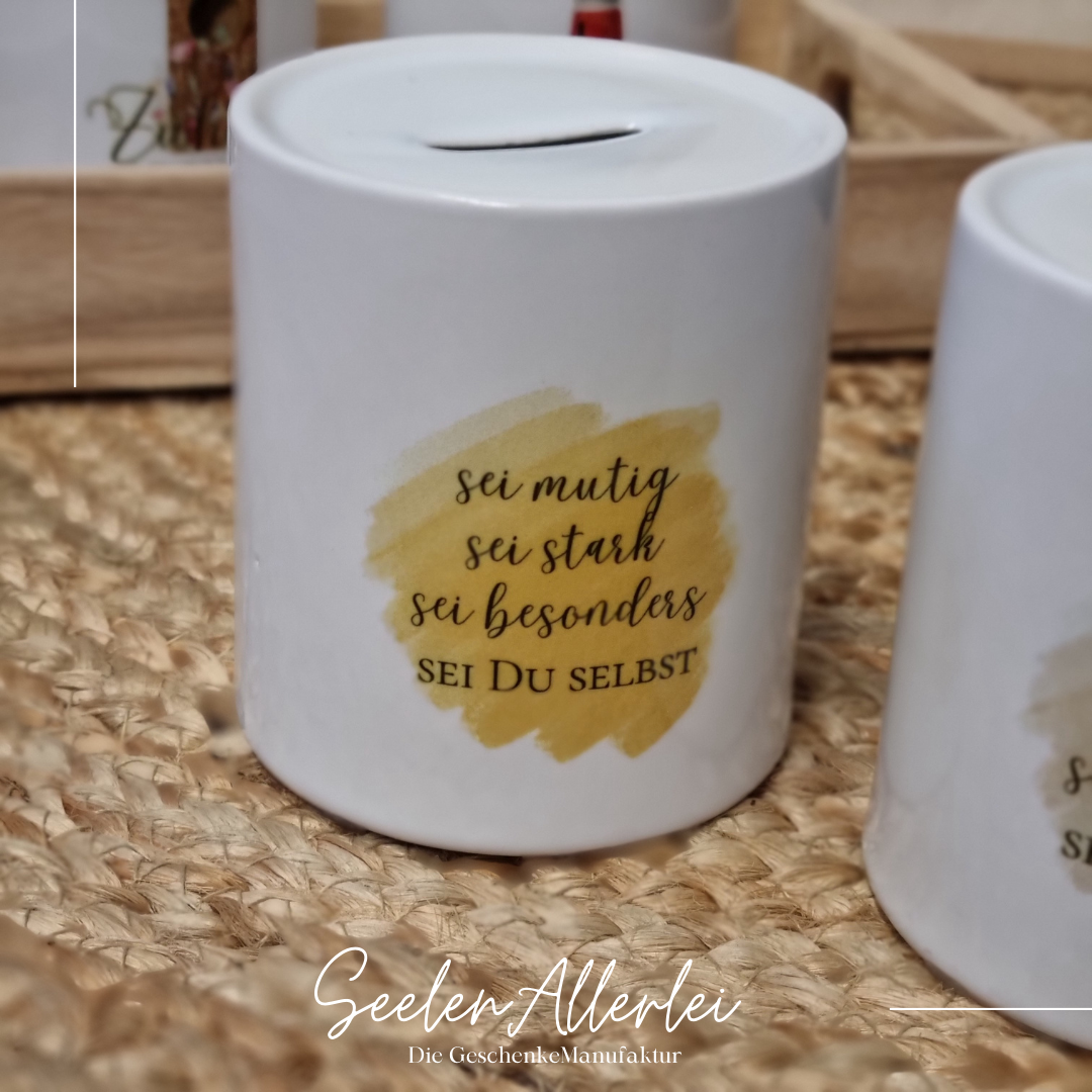SPARDOSE aus Porzellan für Anlässe
