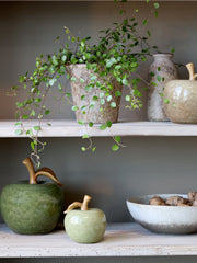 Keramik Deko Apfel in 2 Größen