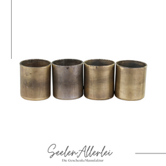 MAGNETISCHE Kerzenhalter zink und messing