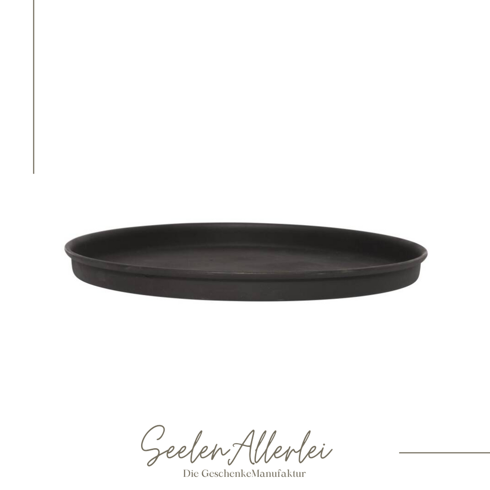 KErzenteller in schwarz von IBLaursen in mittlerer Größe