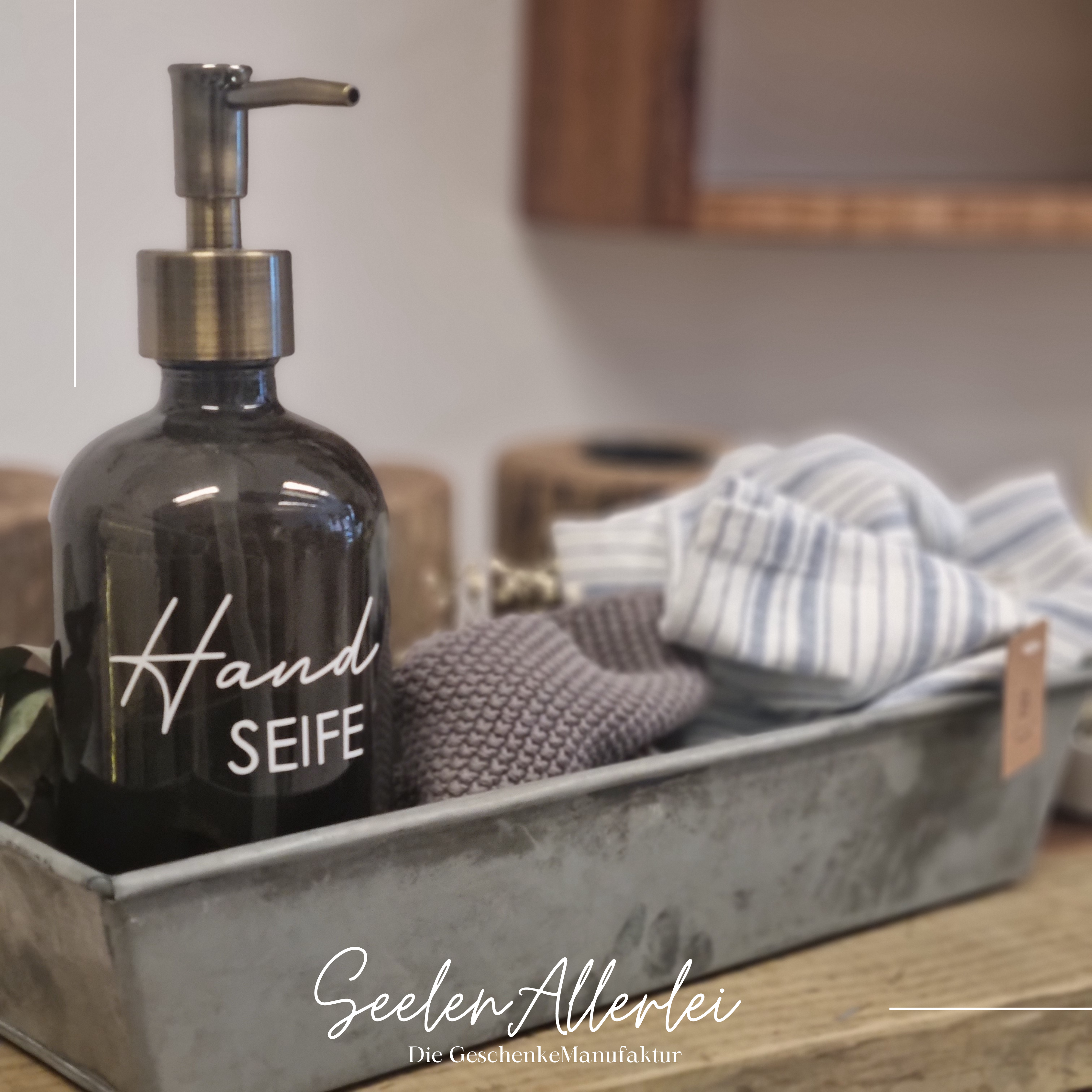 SEIFENSPENDER 480ml mit 2 Spendern