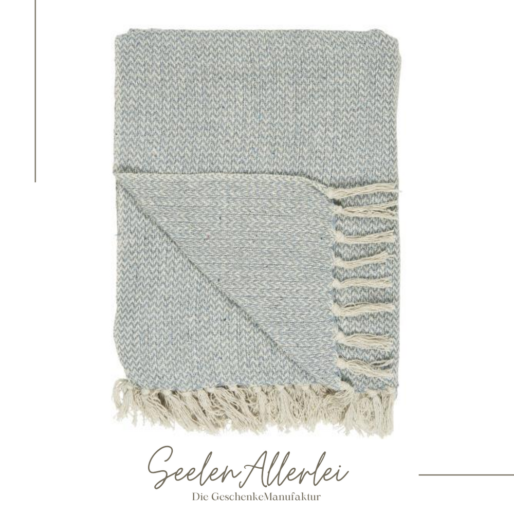 Produktfoto der Decke vor weißem Hintergrund