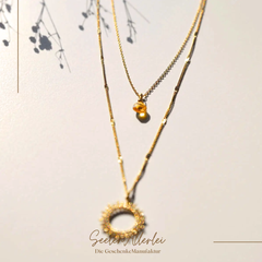VINOOS Schmuckkollektion aus Weinglas - HALSKETTE SONNE