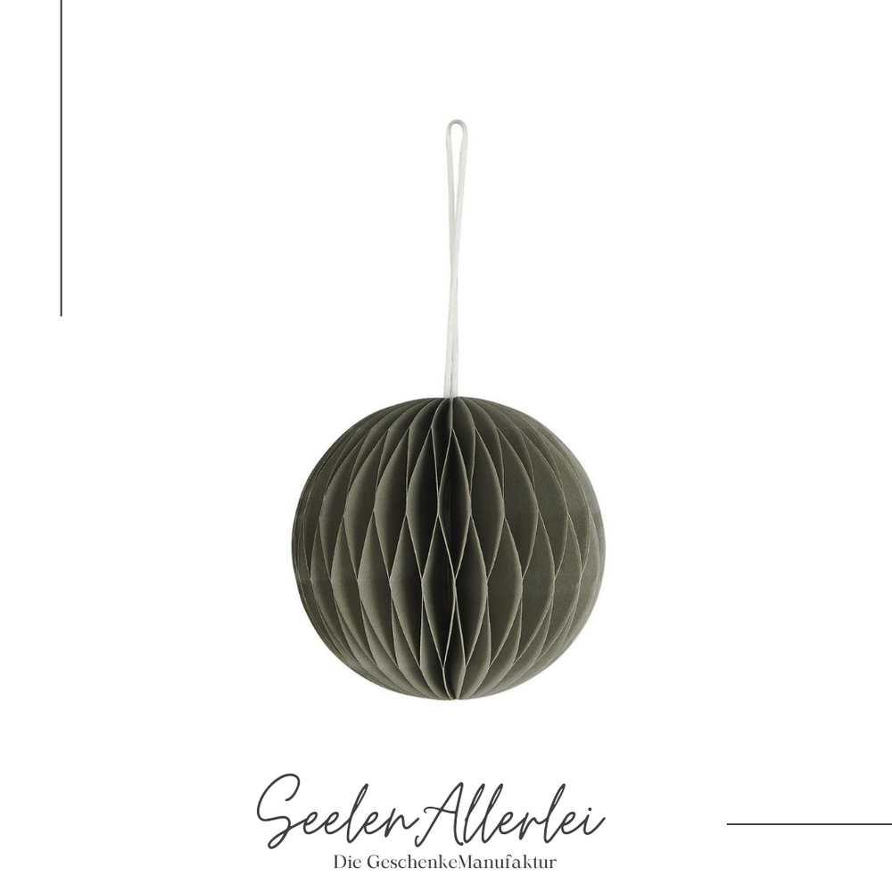 Runder Ball als Papieranhänger Produktfoto