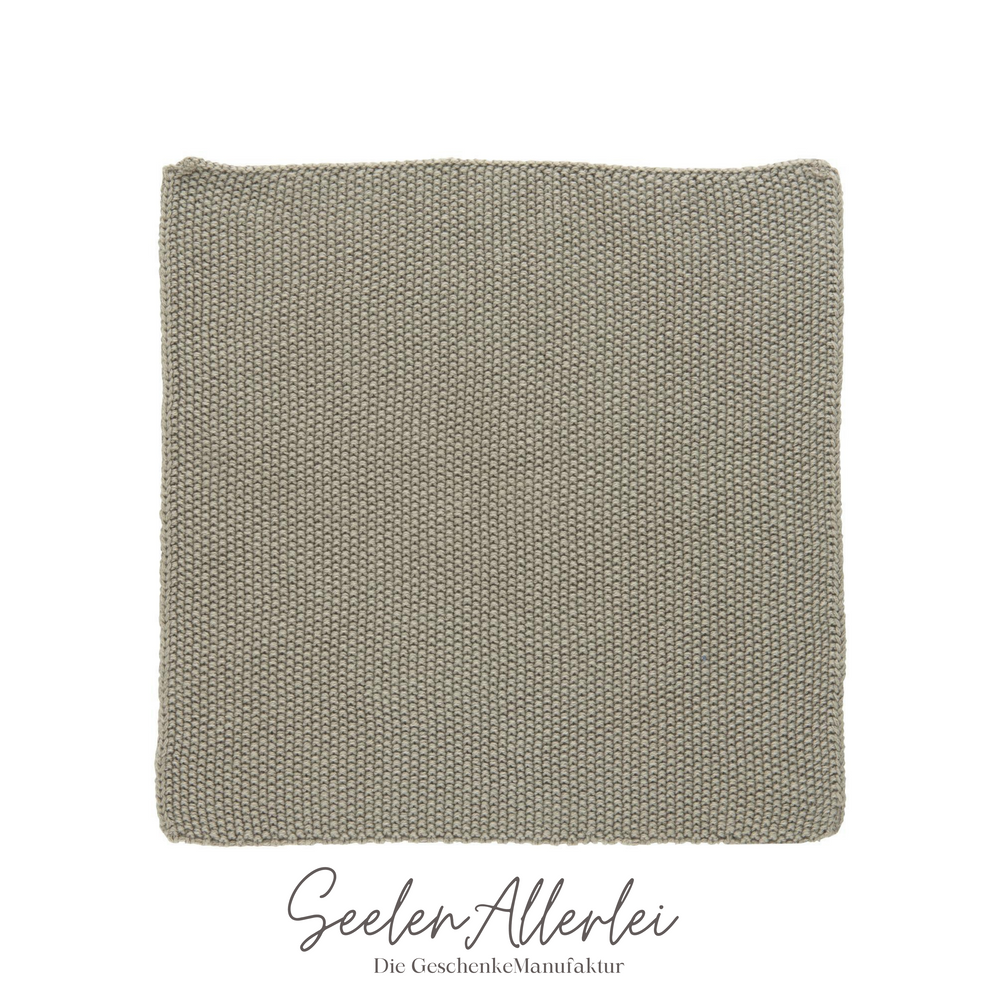 einzalaufnahme Spültuch in beige vor weißem Hintergrund