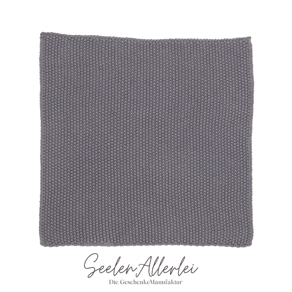 Produktfoto als Detailaufnahme des Spültuchs der Farbe grey von IB Laursen