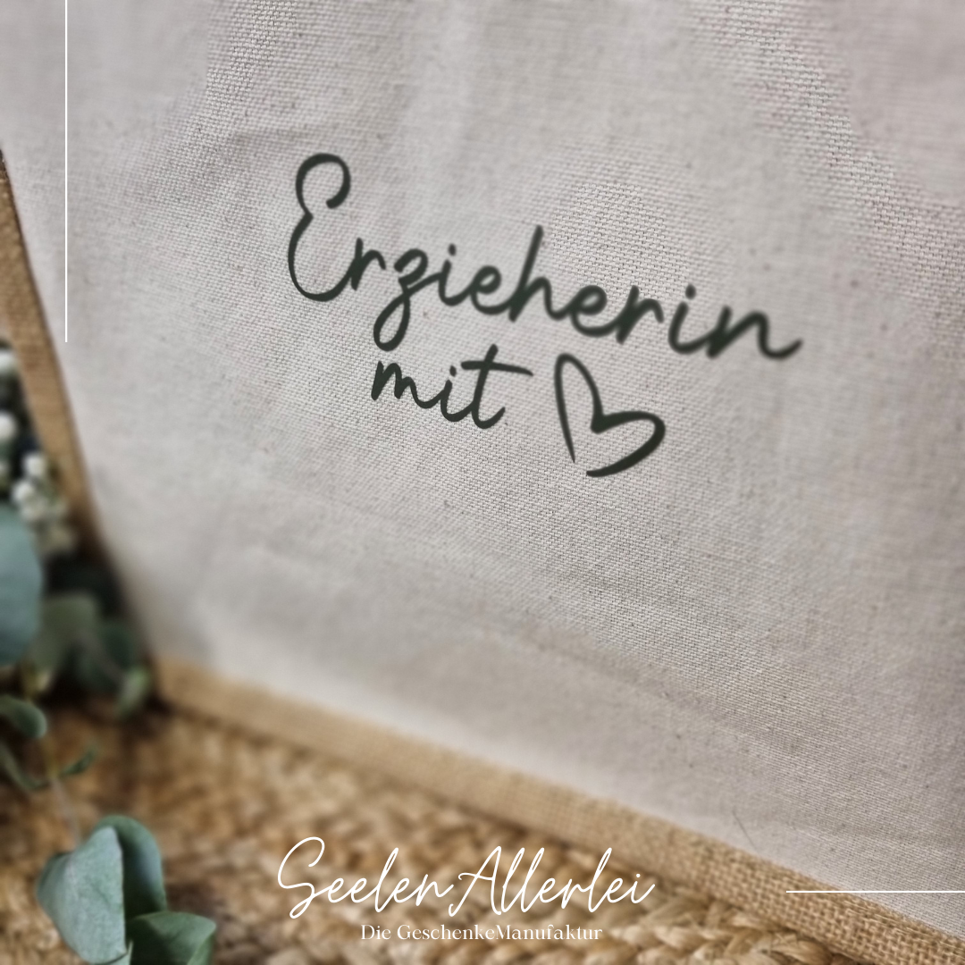 Geschenk für eine Erzieherin mit herz