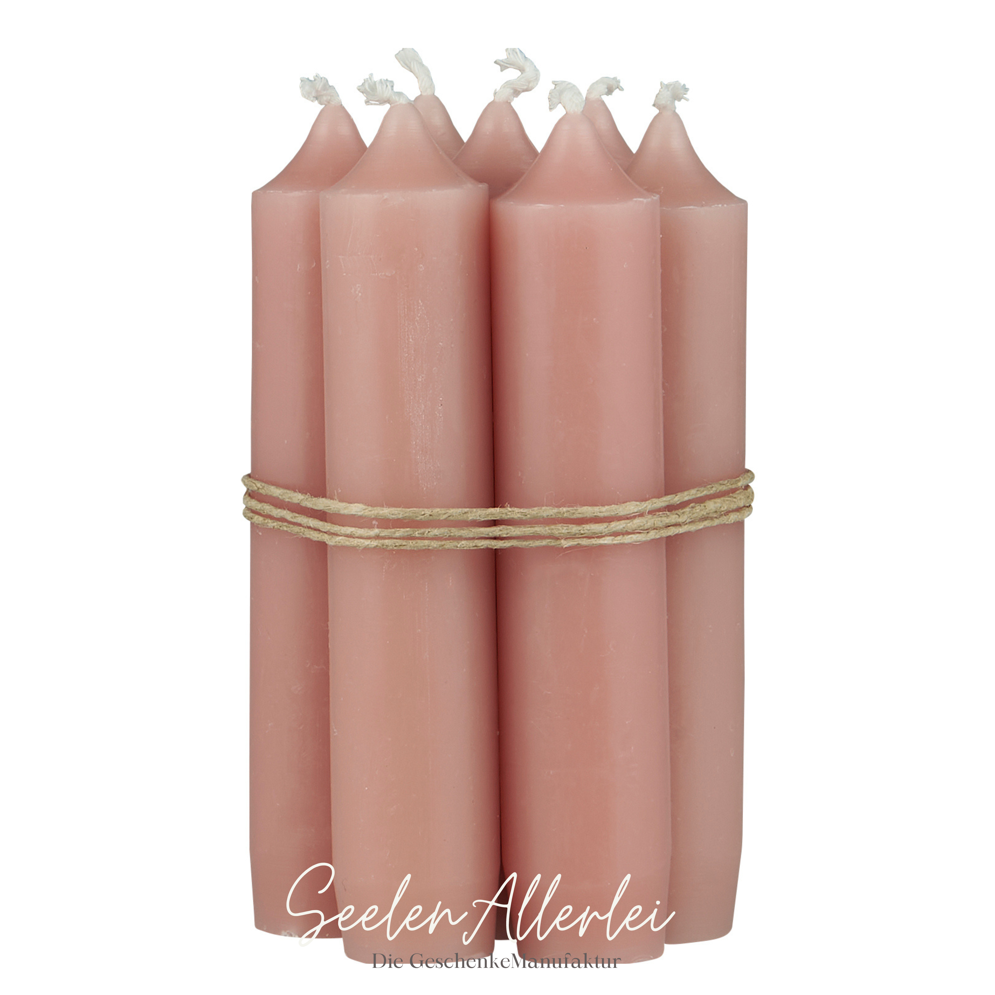 Stabkerzen Produktfoto farbe faded rose