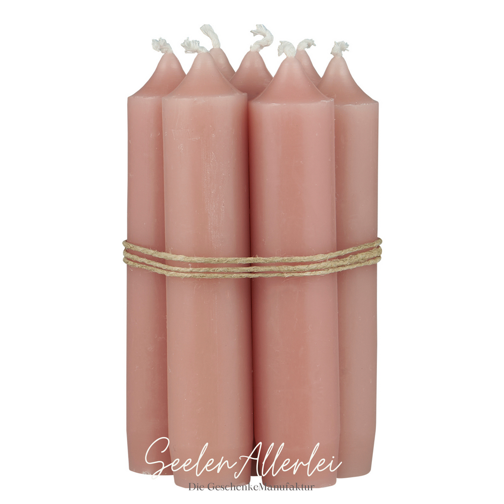 Stabkerzen Produktfoto farbe faded rose