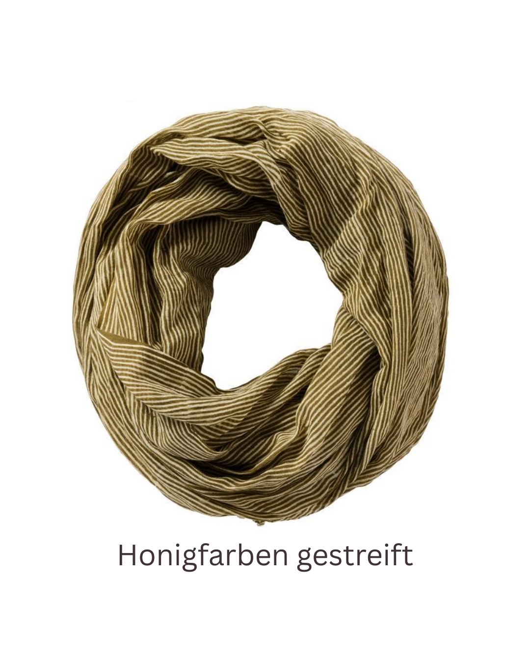 Herbstlicher Halstuch/Schal 100% Baumwolle braun