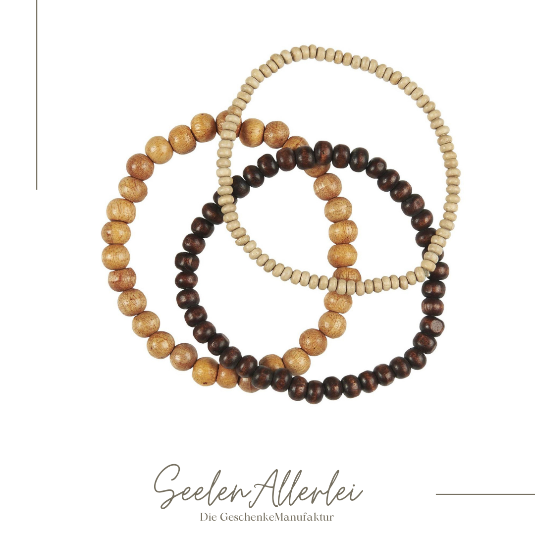Holzperlen ARMBAND