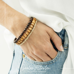 Holzperlen ARMBAND