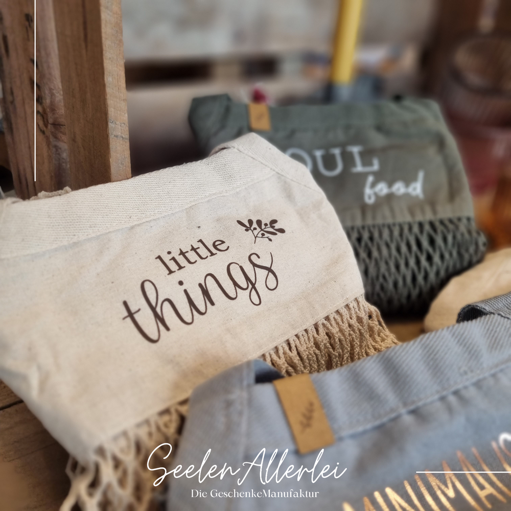 drei Netzbeutel im unterschiedlichen Design