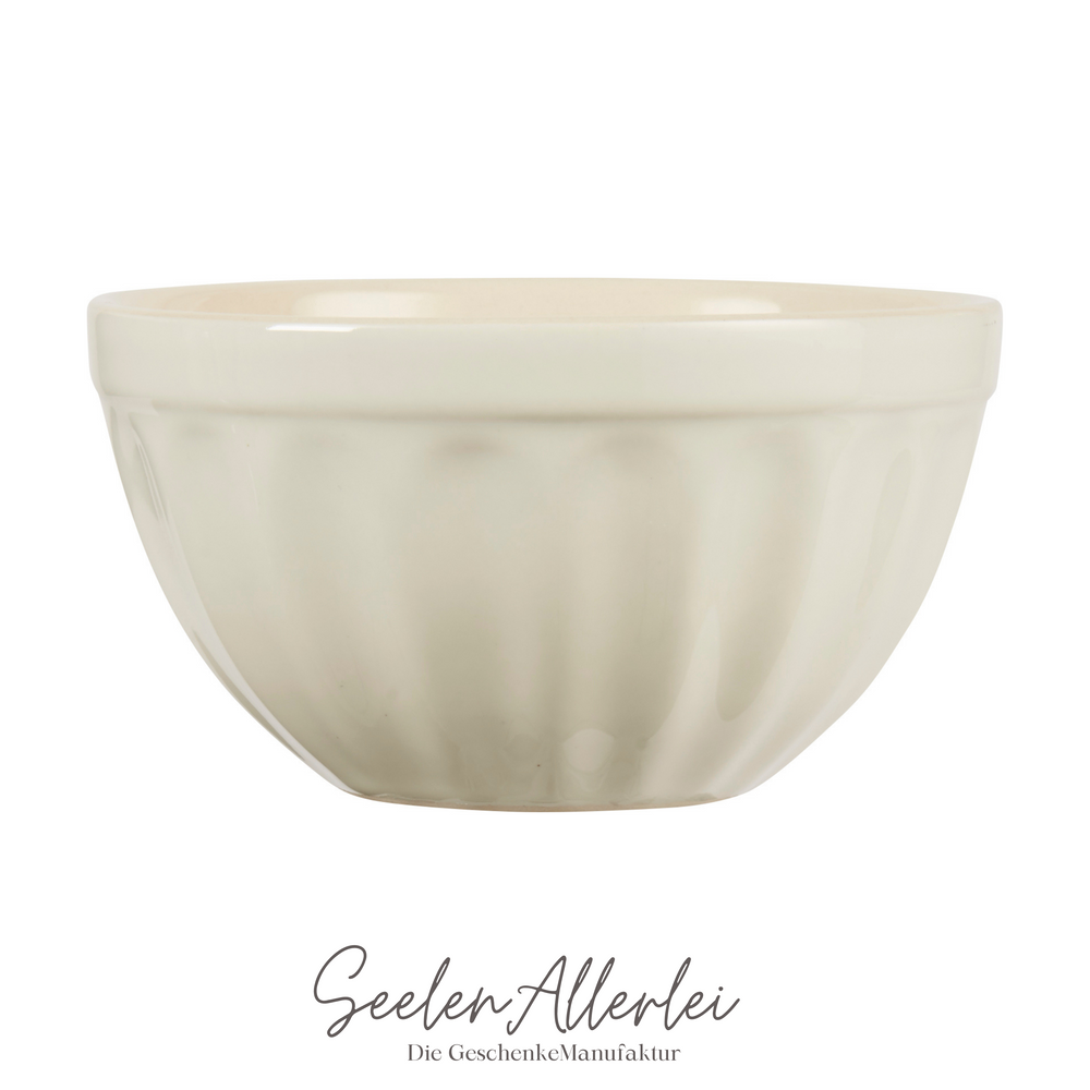 Produktfoto Müslischale buttercream Mynte Serie vor weißem Hintergrund