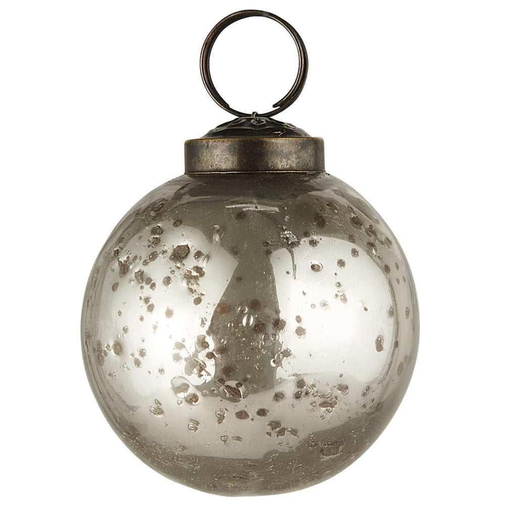 Produktfoto silberne Christbaumkugel von IB laursen aus Glas