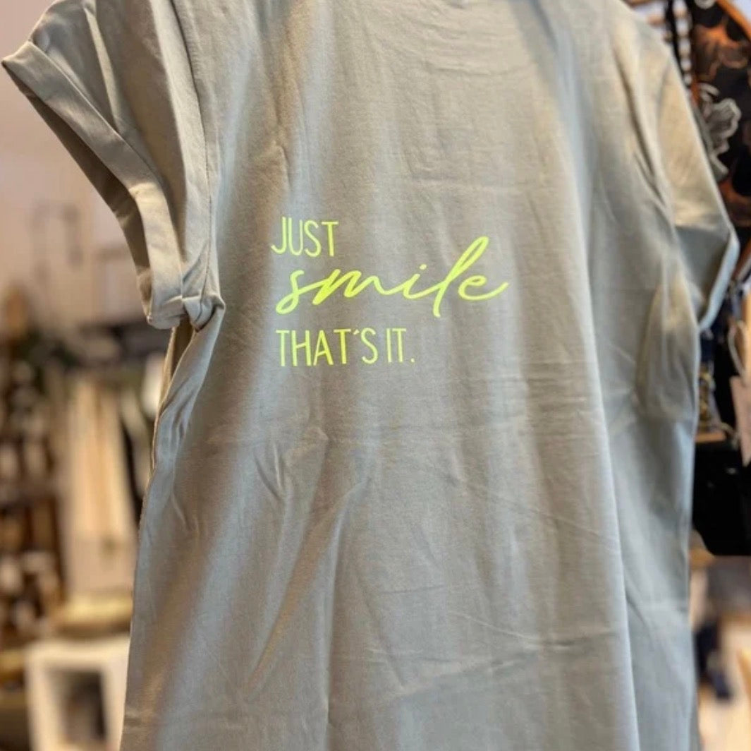 T-SHIRT Damen mit Rückenprint