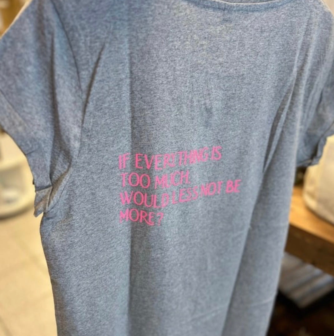 T-SHIRT Damen mit Rückenprint
