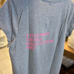 T-SHIRT Damen mit Rückenprint