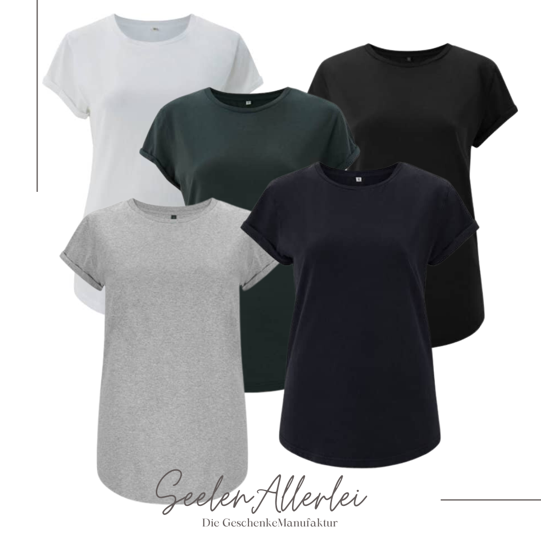 T-SHIRT Damen mit Rückenprint