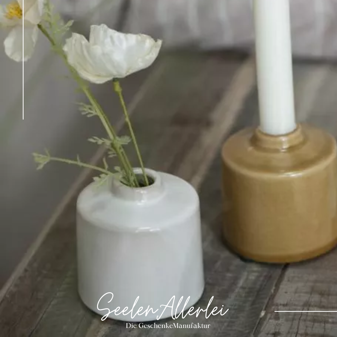 KERZENHALTER | Vase Ragnhild aus Keramik