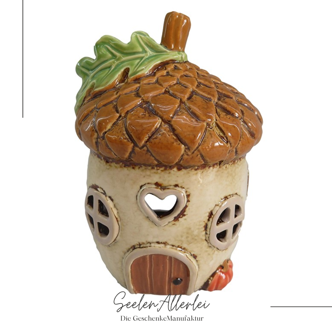 Village Pottery Keramikhaus Acorn House Tealight 