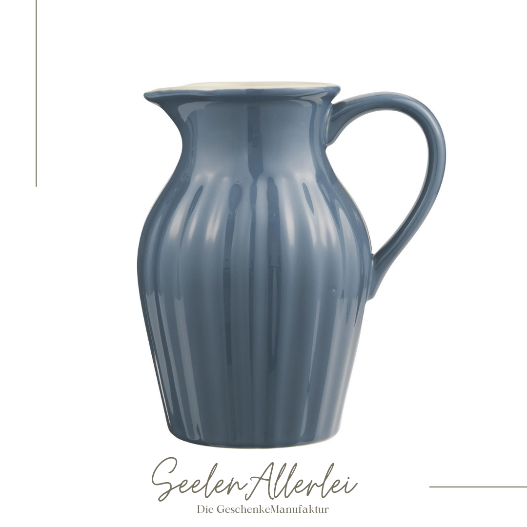 Keramik Krug Mynte Cornflower blau maritime Farbe IB Laursen Vintage Charme