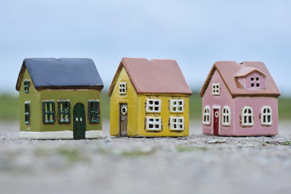 MINI-KERAMIKHAUS für Teelicht | verschiedene Varianten